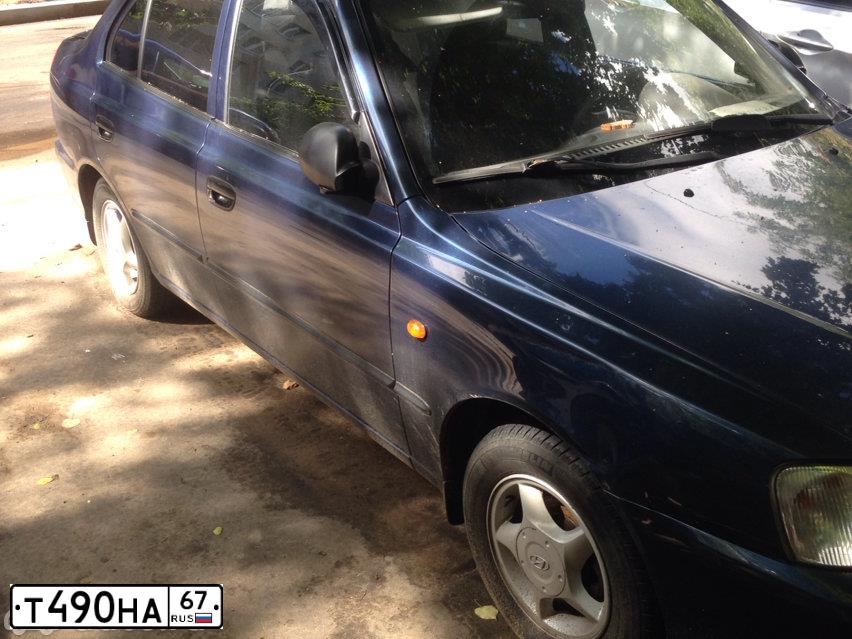 Фото автомобиля HYUNDAI ACCENT, 2007 — госномер В949АМ180