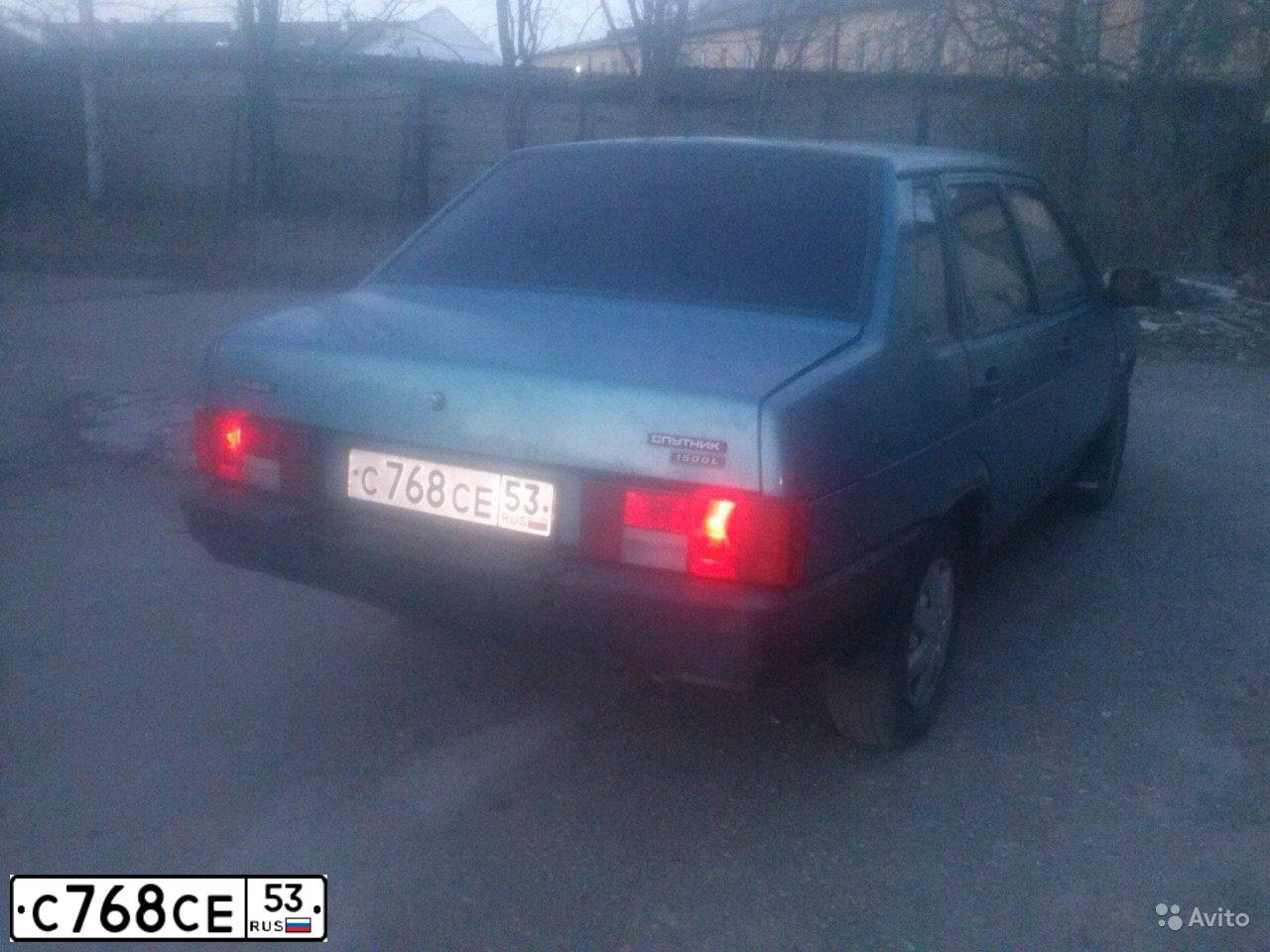 Фото автомобиля LADA 21099, 1999 — госномер Е392ЕМ53. Цвет: Сине-зеленый