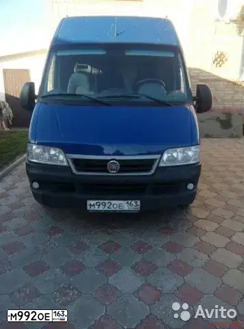 Фото автомобиля FIAT DUCATO, 2008 — госномер М992ОЕ163. Цвет: СИНИЙ