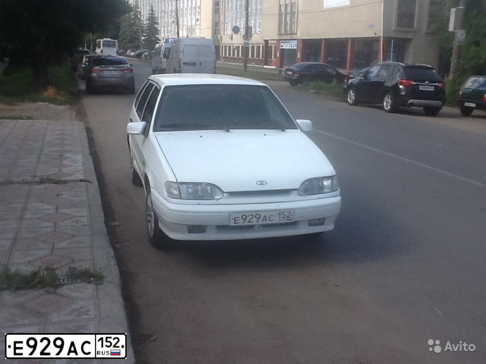 Фото автомобиля LADA 2114, 2011 — госномер А239СВ252. Цвет: Белый