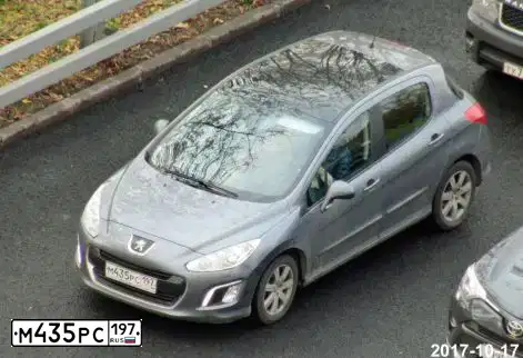 Фото автомобиля PEUGEOT 308, 2011 — госномер Х919ОН37. Цвет: СЕРЫЙ ТЕМНЫЙ