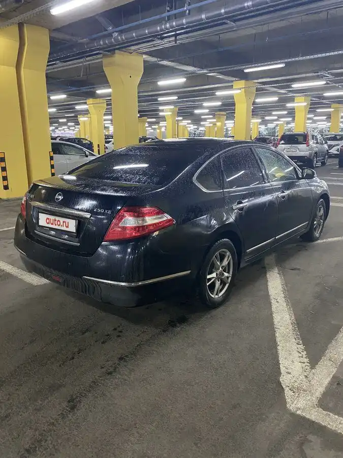 Фото автомобиля NISSAN TEANA, 2010 — госномер В210ВТ156. Цвет: ЧЕРНЫЙ
