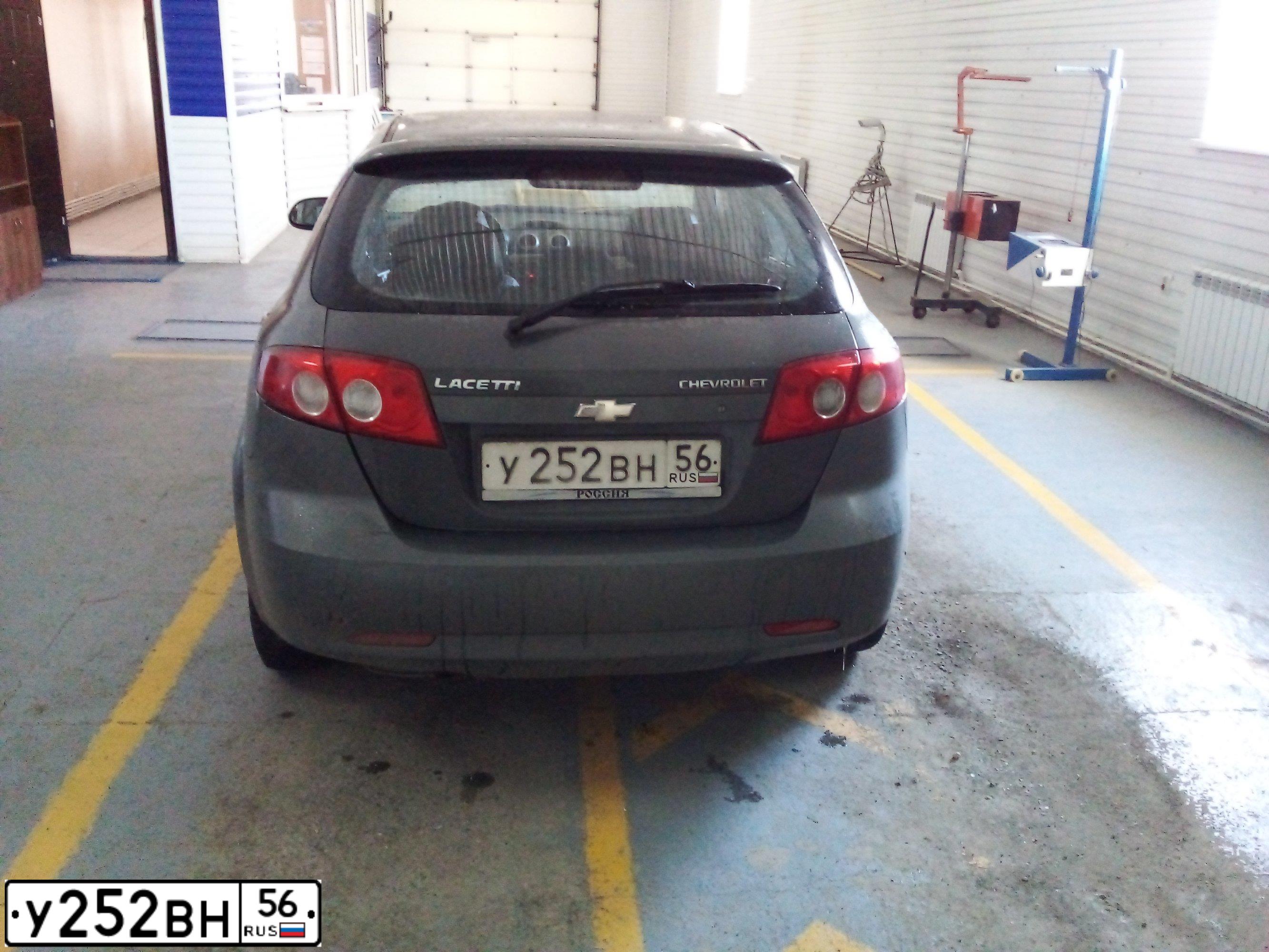 Фото автомобиля CHEVROLET LACETTI, 2009 — госномер У252ВН56