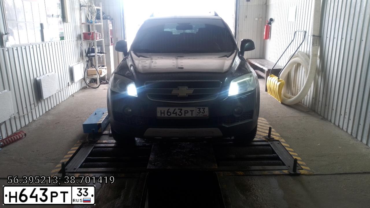 Фото автомобиля CHEVROLET CAPTIVA, 2008 — госномер Н643РТ33. Цвет: СЕРЫЙ ТЕМНЫЙ