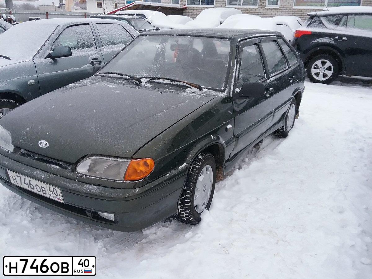 Фото автомобиля LADA 2114 SAMARA, 2006 — госномер Н746ОВ40. Цвет: ЗОЛОТИСТЫЙ ТЕМНО-ЗЕЛЕНЫЙ