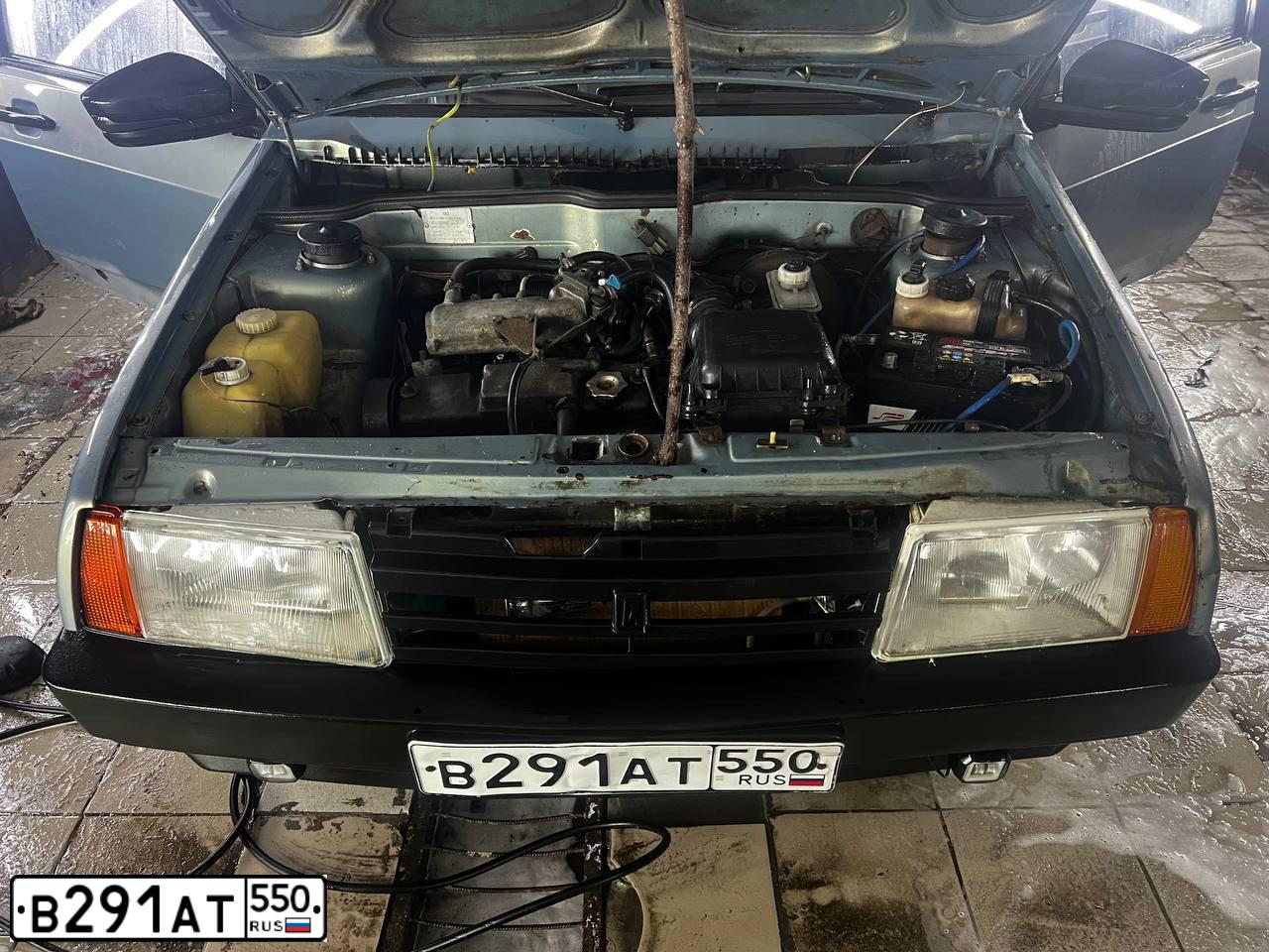Фото автомобиля LADA 2109 SAMARA, 2003 — госномер В291АТ550. Цвет: СЕРЫЙ