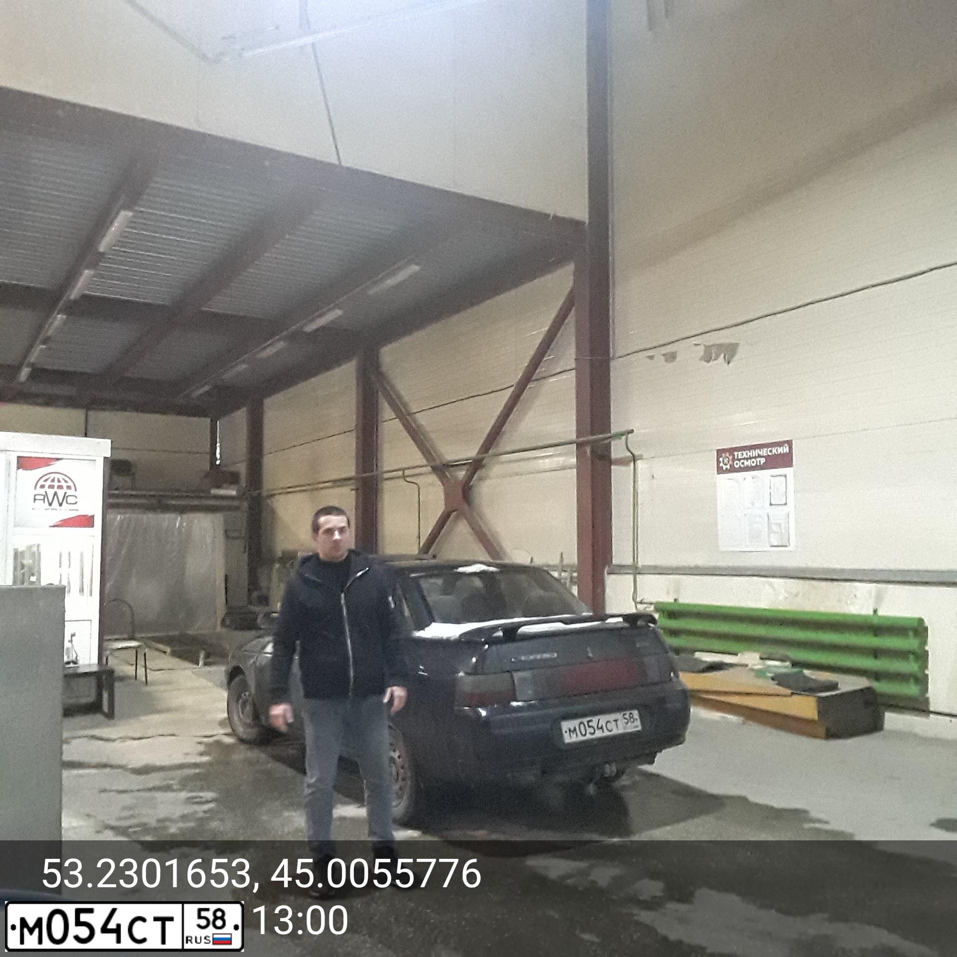 Фото автомобиля LADA 2110, 2006 — госномер М054СТ58. Цвет: Темно-зеленый