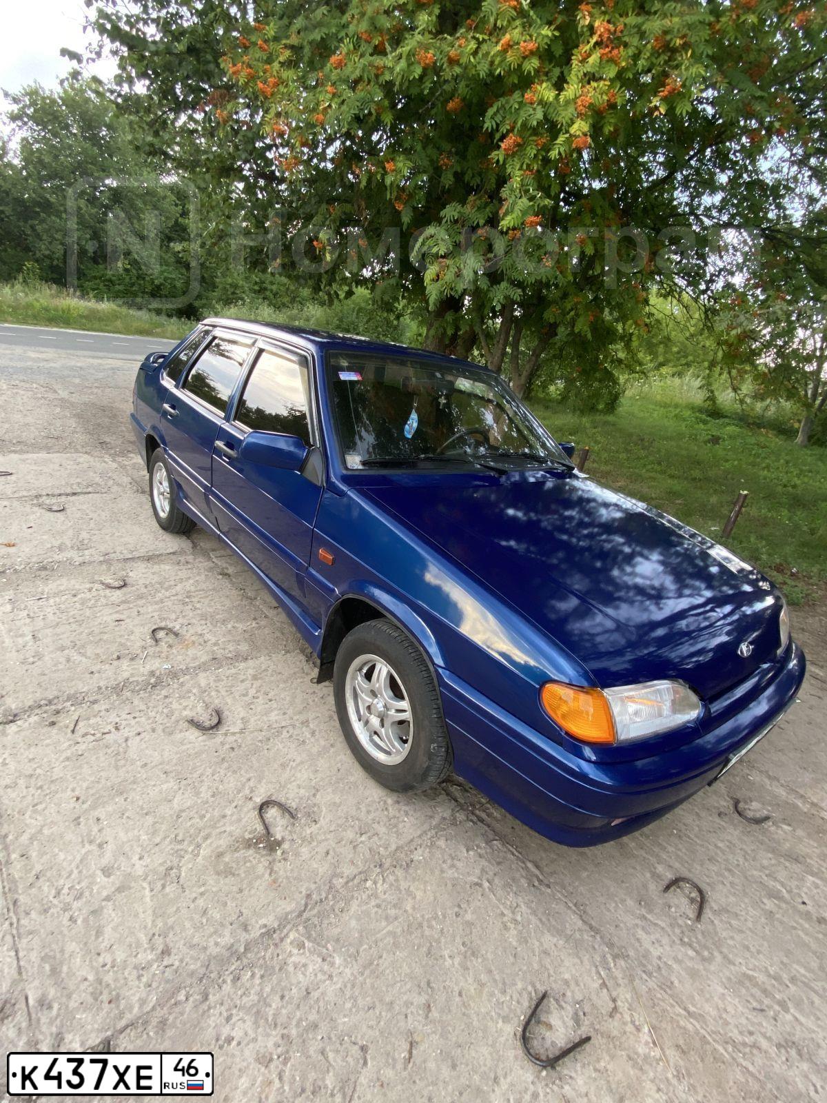 Фото автомобиля LADA 2115 SAMARA, 2002 — госномер Р792СС46. Цвет: СЕРЕБРИСТЫЙ ЯРКО-СИНИЙ
