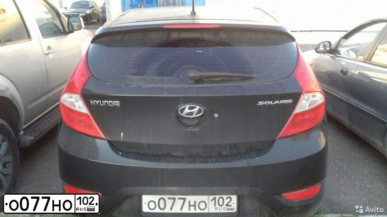 Фото автомобиля HYUNDAI SOLARIS, 2012 — госномер О693ТН716. Цвет: ЧЕРНЫЙ