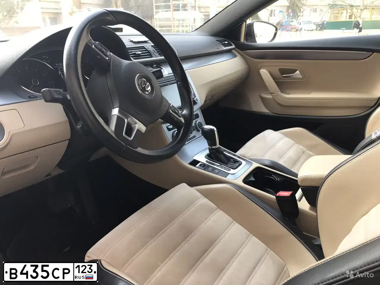 Фото автомобиля VOLKSWAGEN CC, 2012 — госномер В435СР123. Цвет: ЧЕРНЫЙ