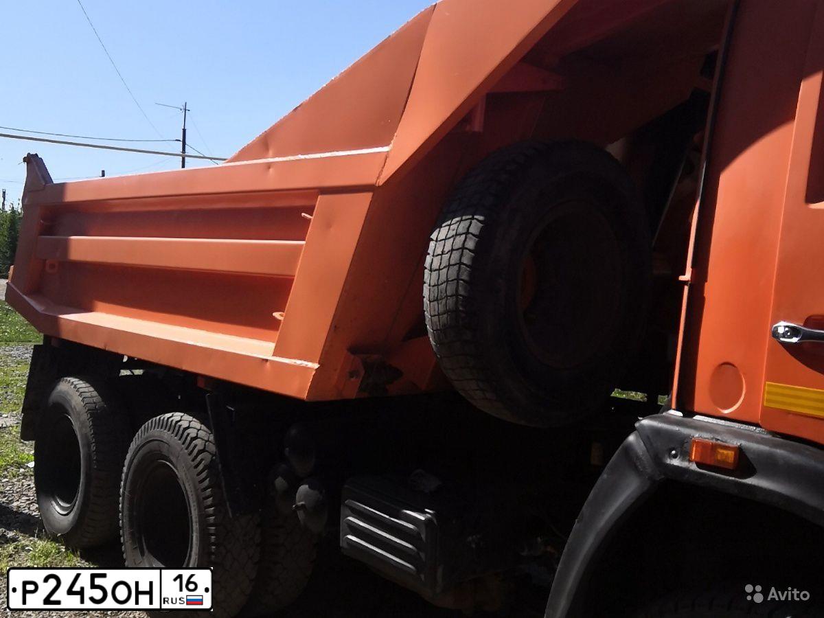 Фото автомобиля KAMAZ 43253 /4X2/, 2013 — госномер К153ХУ35. Цвет: Оранжевый