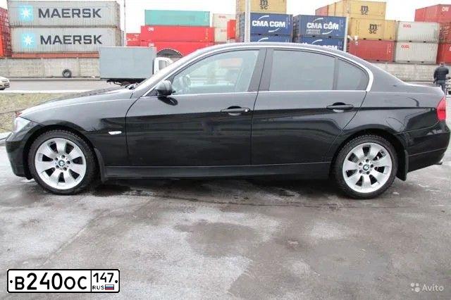 Фото автомобиля BMW SERIE 3, 2007 — госномер У898УВ69. Цвет: ЧЕРНЫЙ