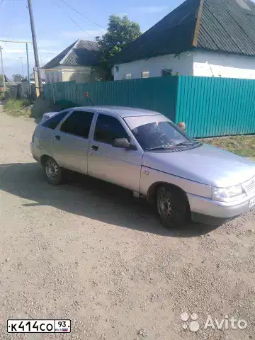 Фото автомобиля LADA 2112, 2001 — госномер К414СО93. Цвет: СВ.СЕРЫЙ
