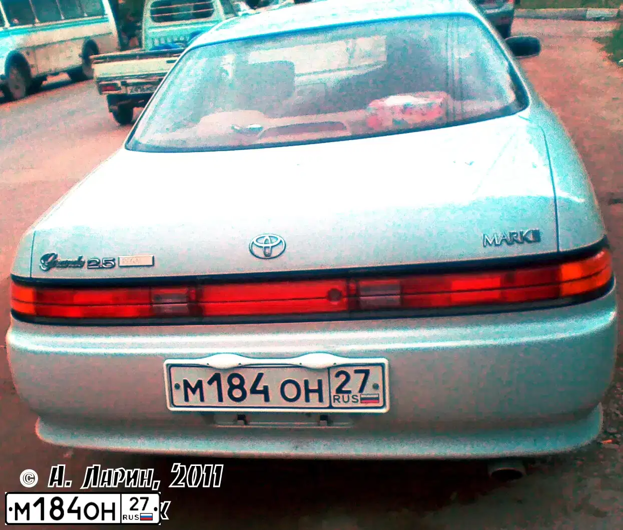 Фото автомобиля ТОЙОТА TOYOTA MARK II, 1986 — госномер А285СТ124