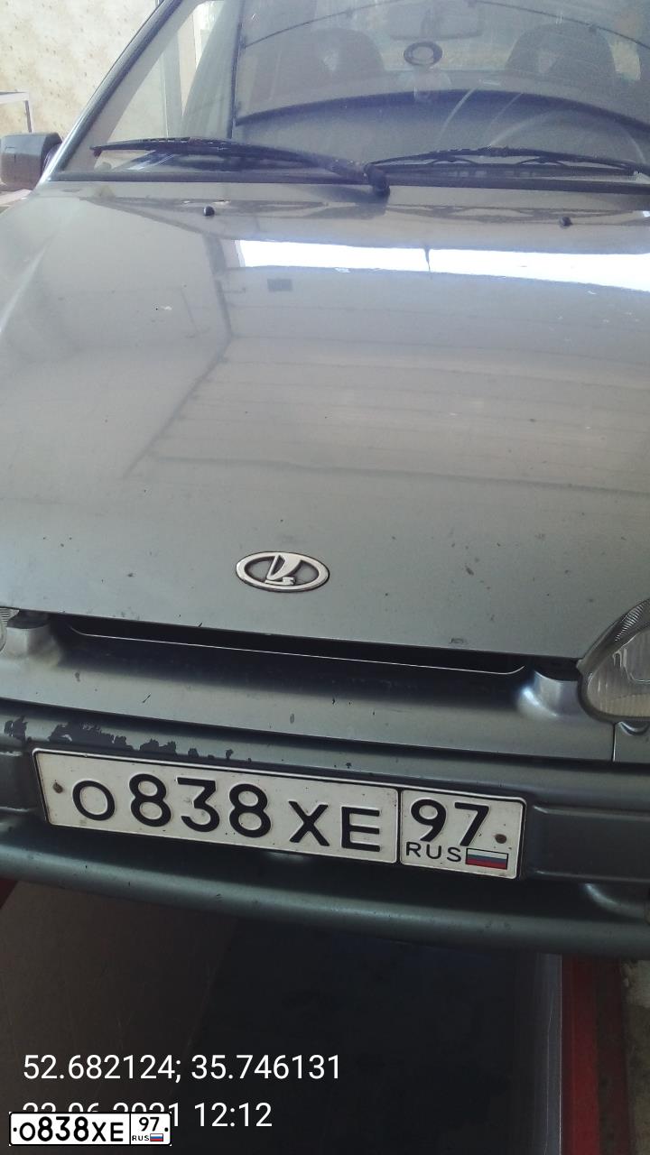 Фото автомобиля LADA 2115 SAMARA, 2005 — госномер О838ХЕ97. Цвет: СЕРО-ЗЕЛЕНЫЙ