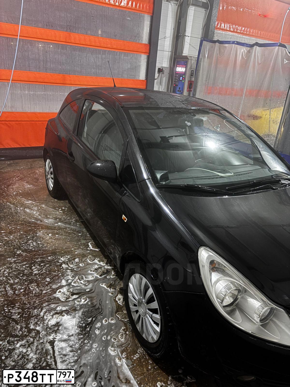 Фото автомобиля OPEL CORSA, 2008 — госномер У441АС58. Цвет: ЧЕРНЫЙ