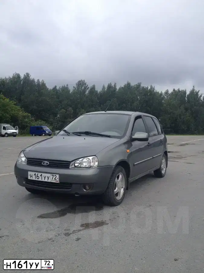 Фото автомобиля LADA 1117 KALINA, 2011 — госномер У647ХВ72. Цвет: ТЕМНО-СЕРЫЙ