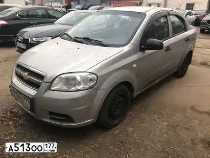 Фото автомобиля CHEVROLET AVEO, 2008 — госномер Е769МО799. Цвет: СЕРЫЙ МЕТАЛЛИК