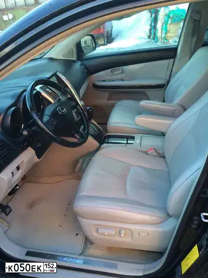 Фото автомобиля LEXUS RX, 2008 — госномер К050ЕК152. Цвет: ЧЕРНЫЙ