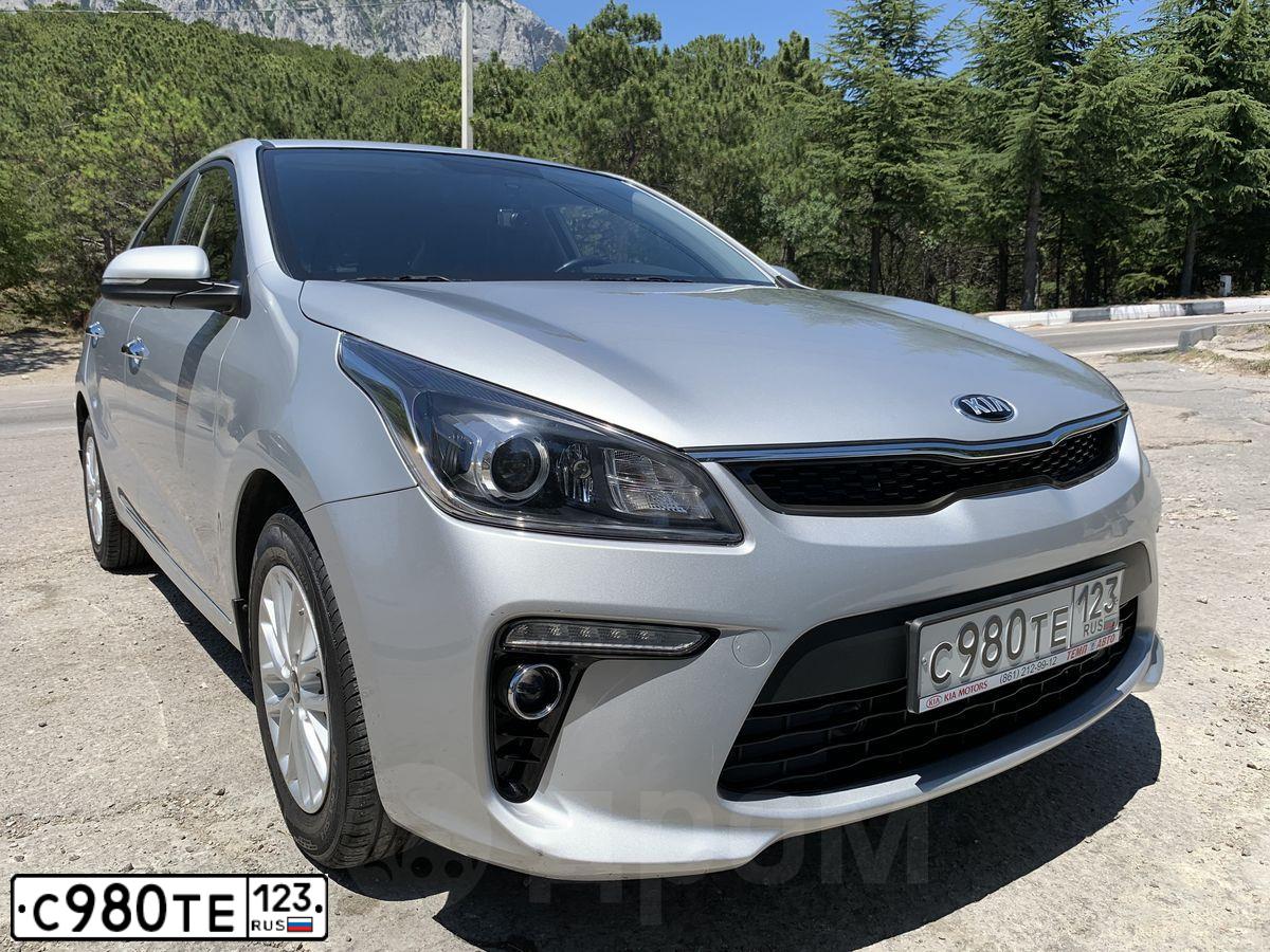 Фото автомобиля KIA RIO, 2017 — госномер К962РК82. Цвет: СЕРЕБРИСТЫЙ
