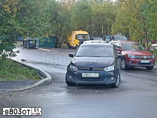 Фото автомобиля VOLKSWAGEN POLO, 2013 — госномер В803ОТ51. Цвет: ЧЕРНЫЙ