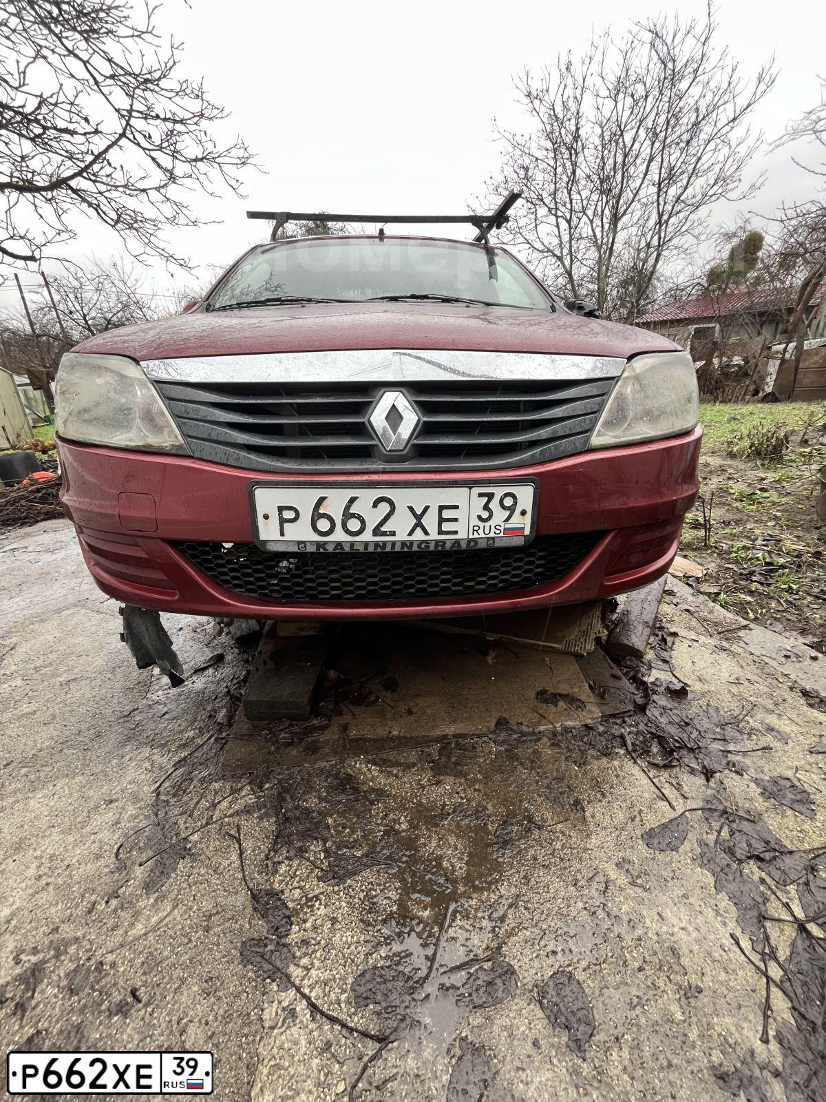 Фото автомобиля RENAULT LOGAN, 2013. Цвет: Красный