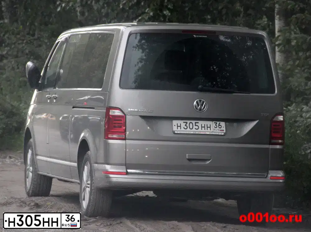 Фото автомобиля VOLKSWAGEN MULTIVAN, 2016 — госномер Н305НН36. Цвет: БЕЖЕВЫЙ