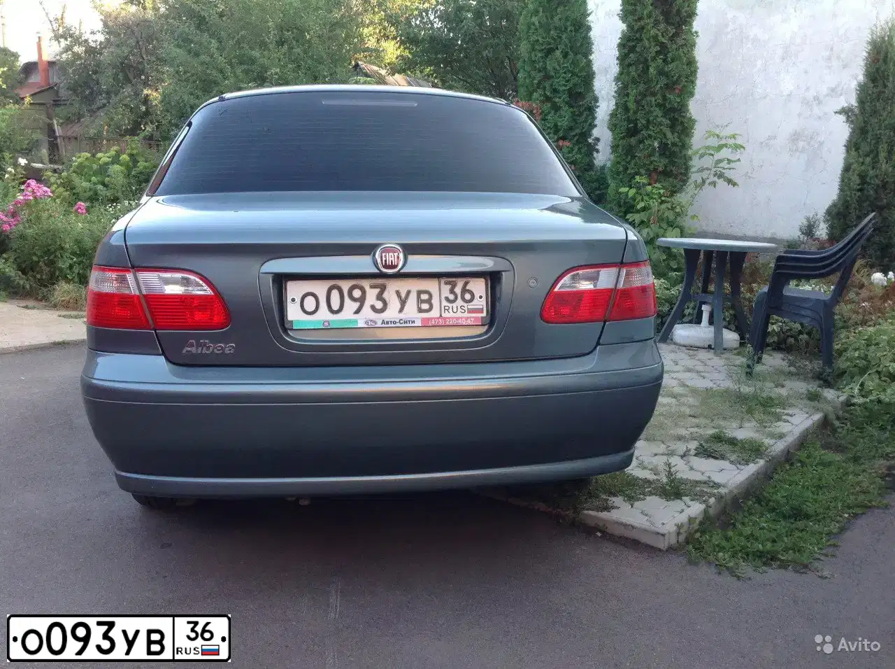 Фото автомобиля FIAT ALBEA, 2012 — госномер М776РК164