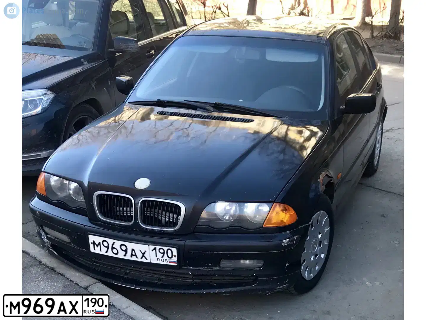Фото автомобиля BMW W SERIE 3, 1999 — госномер М969АХ190. Цвет: ЧЕРНЫЙ