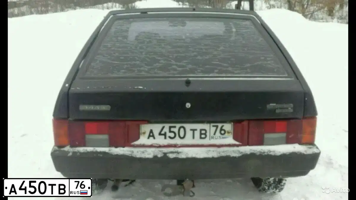 Фото автомобиля LADA 2109 SAMARA, 1997 — госномер А450ТВ76. Цвет: ФИОЛЕТОВЫЙ