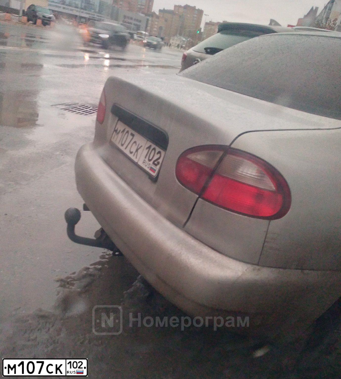 Фото автомобиля ZAZ CHANCE, 2010 — госномер М107СК102. Цвет: СЕРО-ЗОЛОТИСТЫЙ