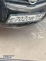 Фото автомобиля NISSAN ALMERA, 2011 — госномер Е702ОВ197. Цвет: ЧЕРНЫЙ
