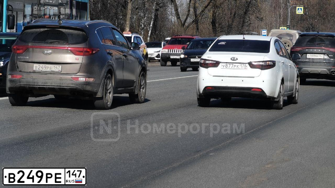 Фото автомобиля KIA SPORTAGE, 2018 — госномер В249РЕ147. Цвет: Коричневый