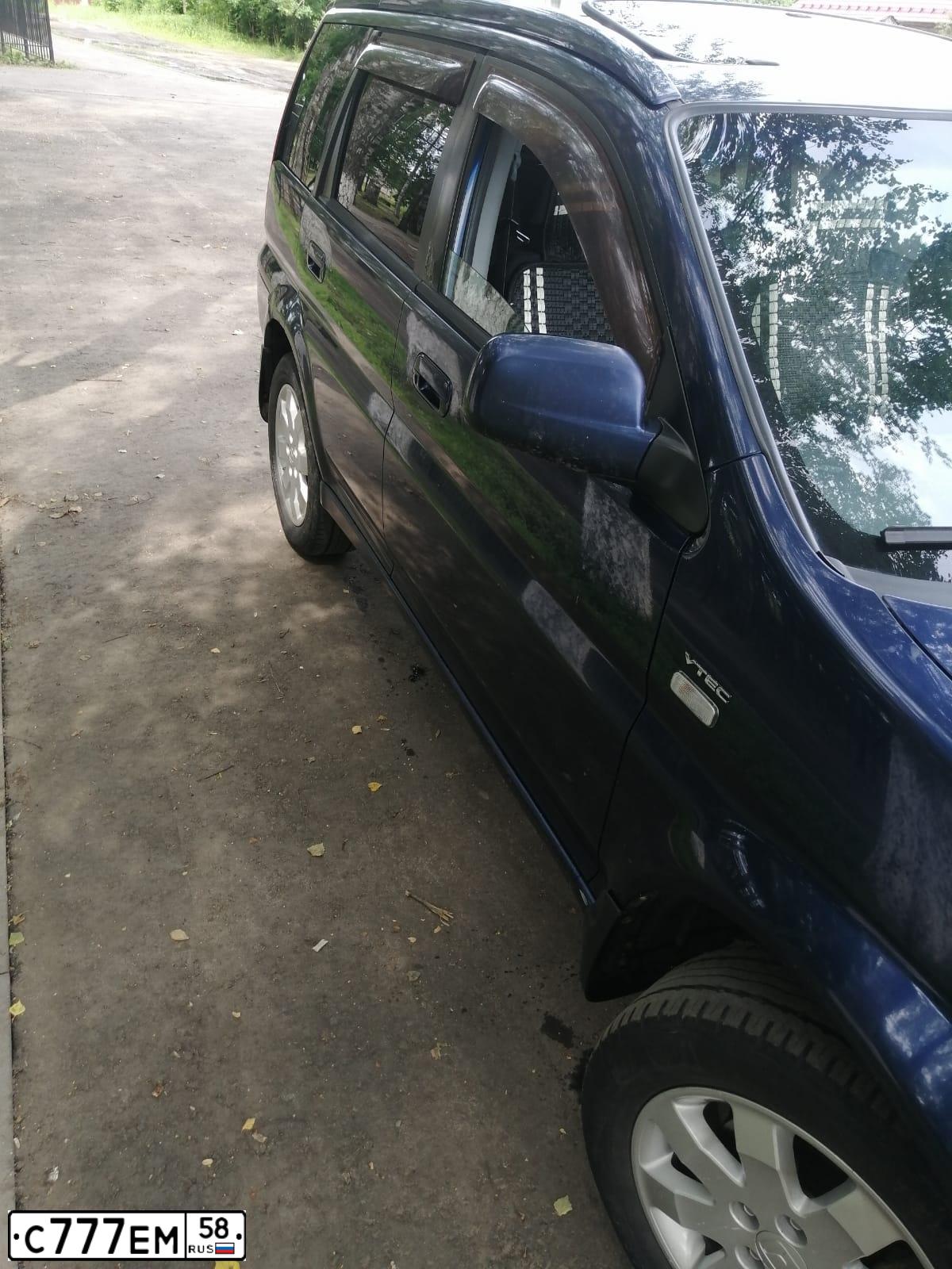 Фото автомобиля HONDA HR-V, 2005 — госномер С777ЕМ58. Цвет: синий