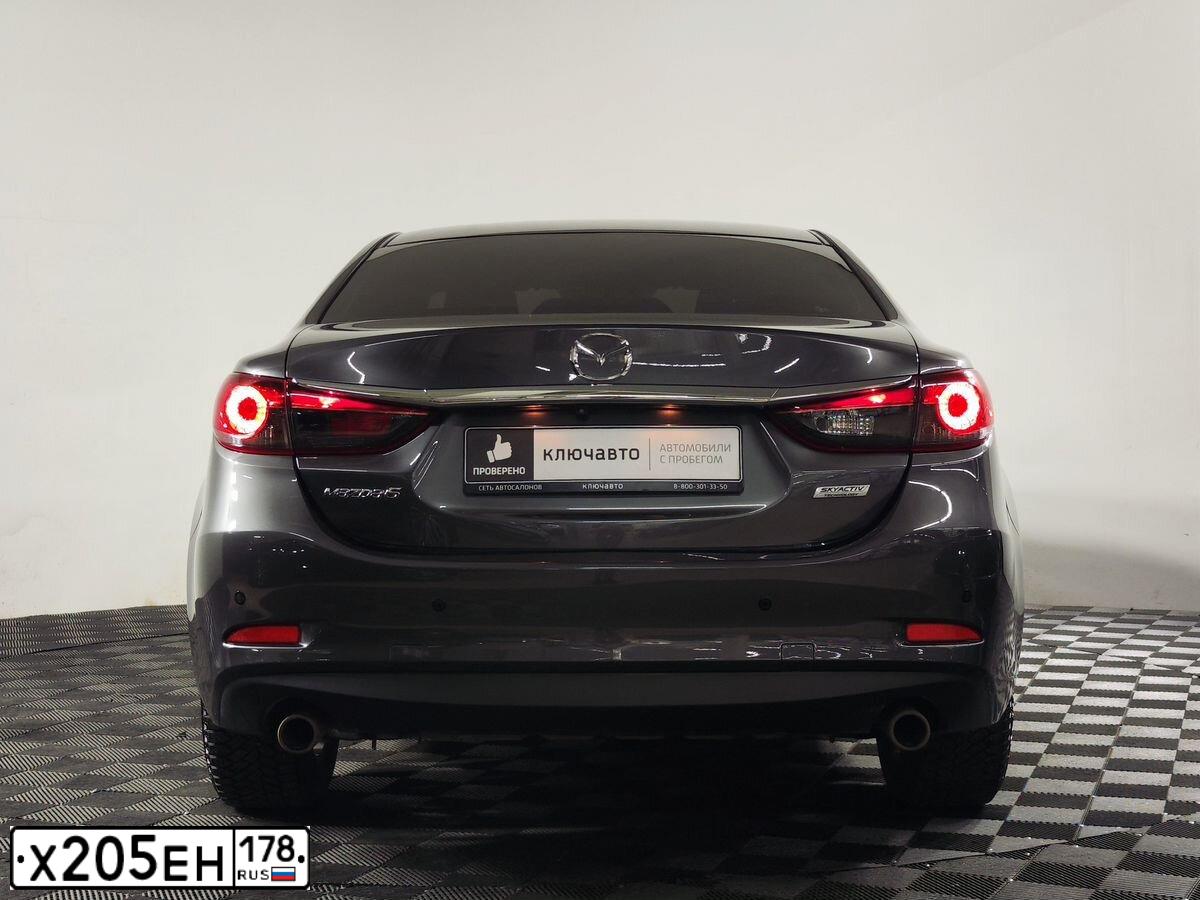 Фото автомобиля MAZDA 6, 2017 — госномер С393ХС198. Цвет: темно-серый
