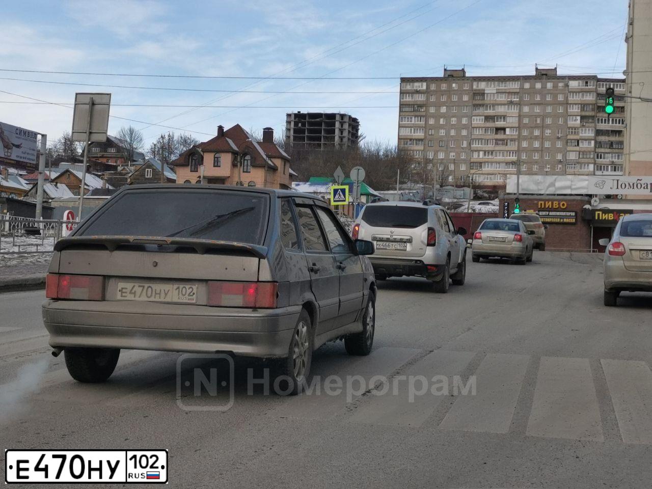 Фото автомобиля LADA 2114 SAMARA, 2008 — госномер Е470НУ102. Цвет: СЕРЕБРИСТО-КОРИЧНЕВЫЙ