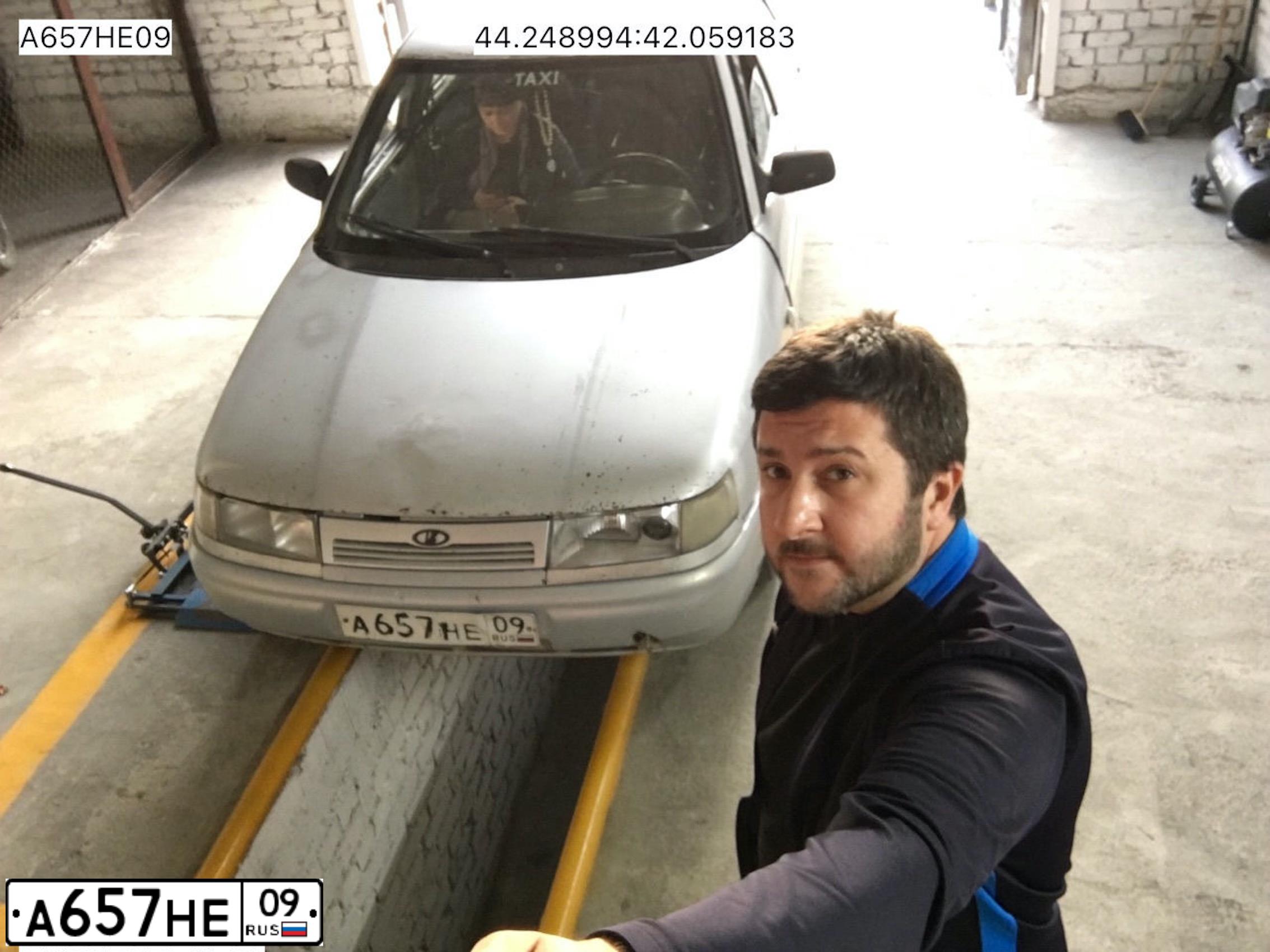 Фото автомобиля VAZ 2110 LADA, 2003 — госномер А657НЕ09. Цвет: СТАЛЬНОЙ