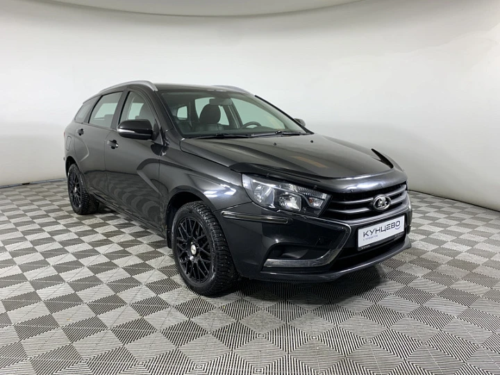 Фото автомобиля LADA VESTA, 2018 — госномер Т337МА799. Цвет: ЧЕРНЫЙ