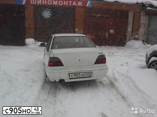 Фото автомобиля DAEWOO NEXIA, 1997 — госномер С905НО43. Цвет: Белый
