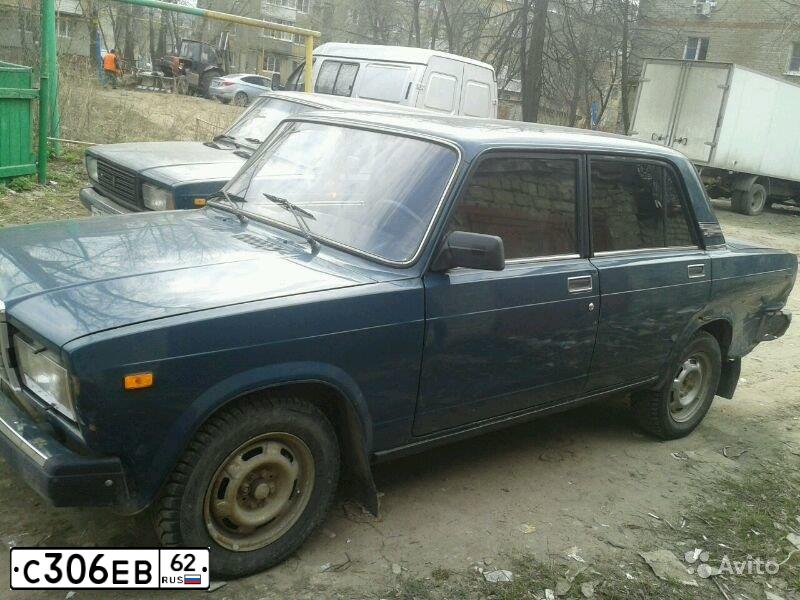 Фото автомобиля LADA 2107, 2003 — госномер С306ЕВ62. Цвет: Сине-зеленый