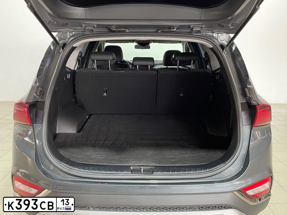 Фото автомобиля HYUNDAI SANTA FE, 2011 — госномер К393СВ13. Цвет: СЕРЫЙ