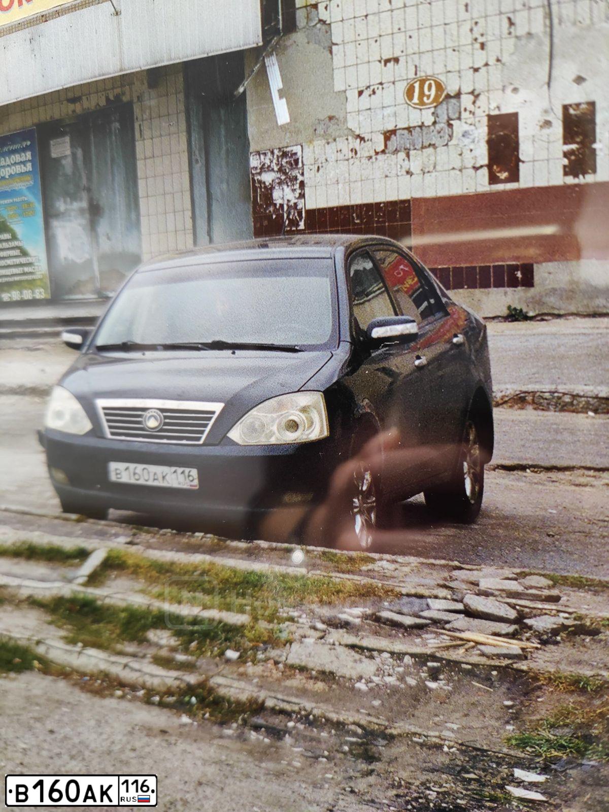 Фото автомобиля GEELY VISION, 2008 — госномер Н527КН73. Цвет: ЧЕРНЫЙ