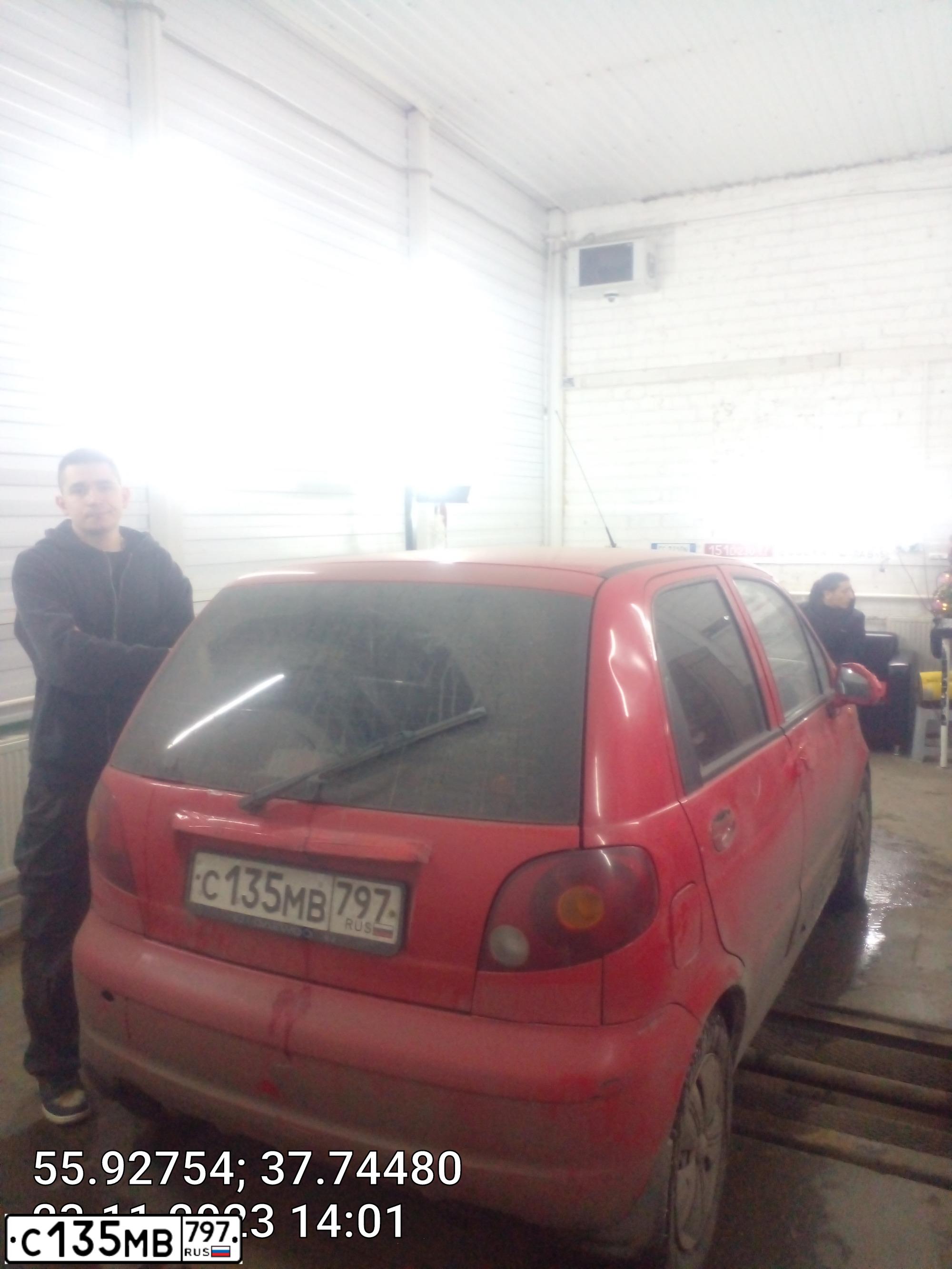 Фото автомобиля DAEWOO MATIZ, 2006 — госномер С683МС52. Цвет: КРАСНЫЙ