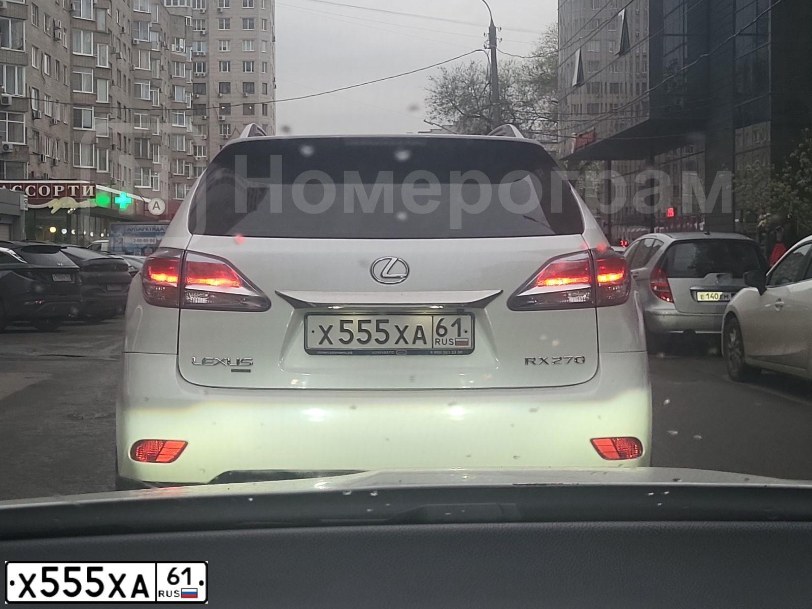 Фото автомобиля TOYOTA LANDCRUISER, 2015 — госномер Х555ХА61. Цвет: ТЕМНО-СЕРЫЙ