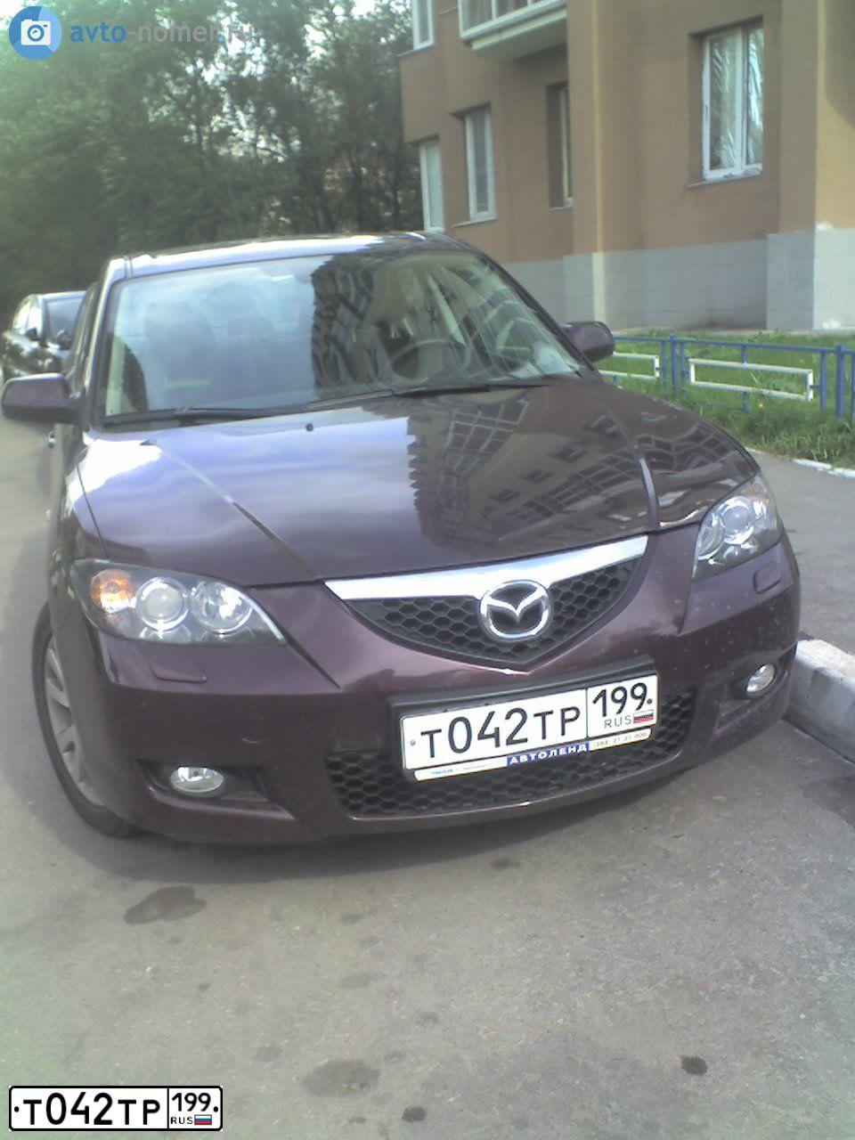 Фото автомобиля MAZDA 3, 2007 — госномер А011КТ761