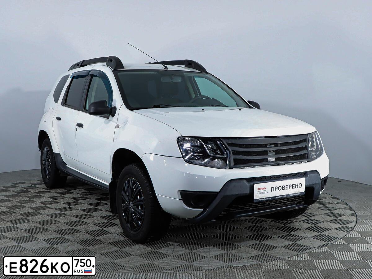 Фото автомобиля RENAULT DUSTER, 2016 — госномер К140СС53. Цвет: Белый