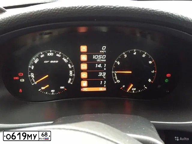 Фото автомобиля LADA 219060 LADA GRANTA, 2015 — госномер Р299НВ68. Цвет: Золотисто-коричневый