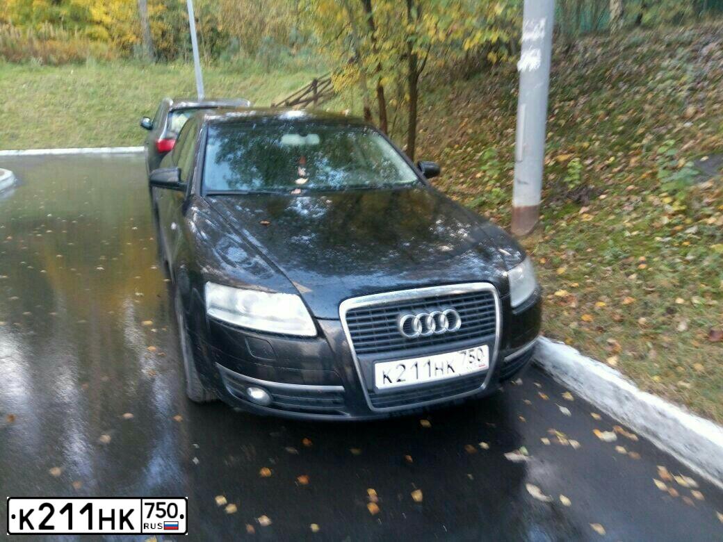 Фото автомобиля AUDI A6, 2007 — госномер Т014ВТ136. Цвет: ЧЕРНЫЙ