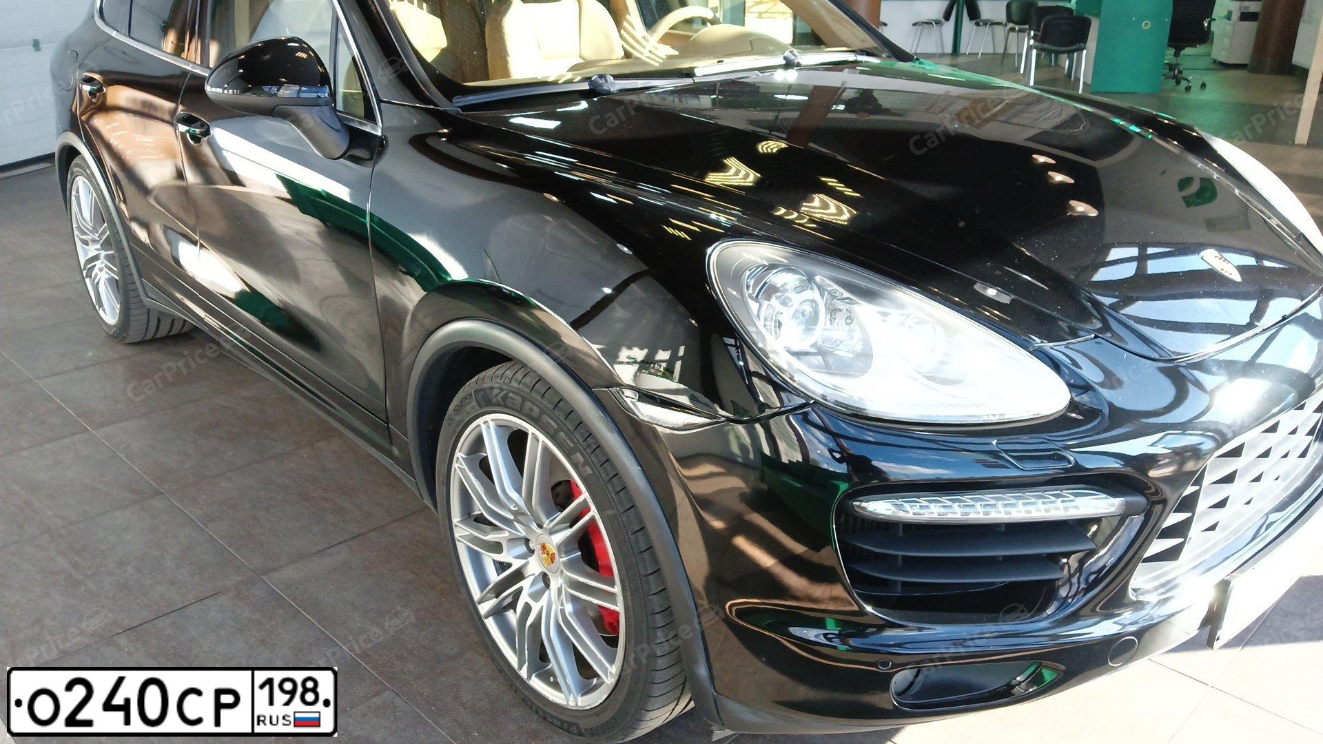 Фото автомобиля PORSCHE CAYENNE TURBO, 2010 — госномер Е758КВ550