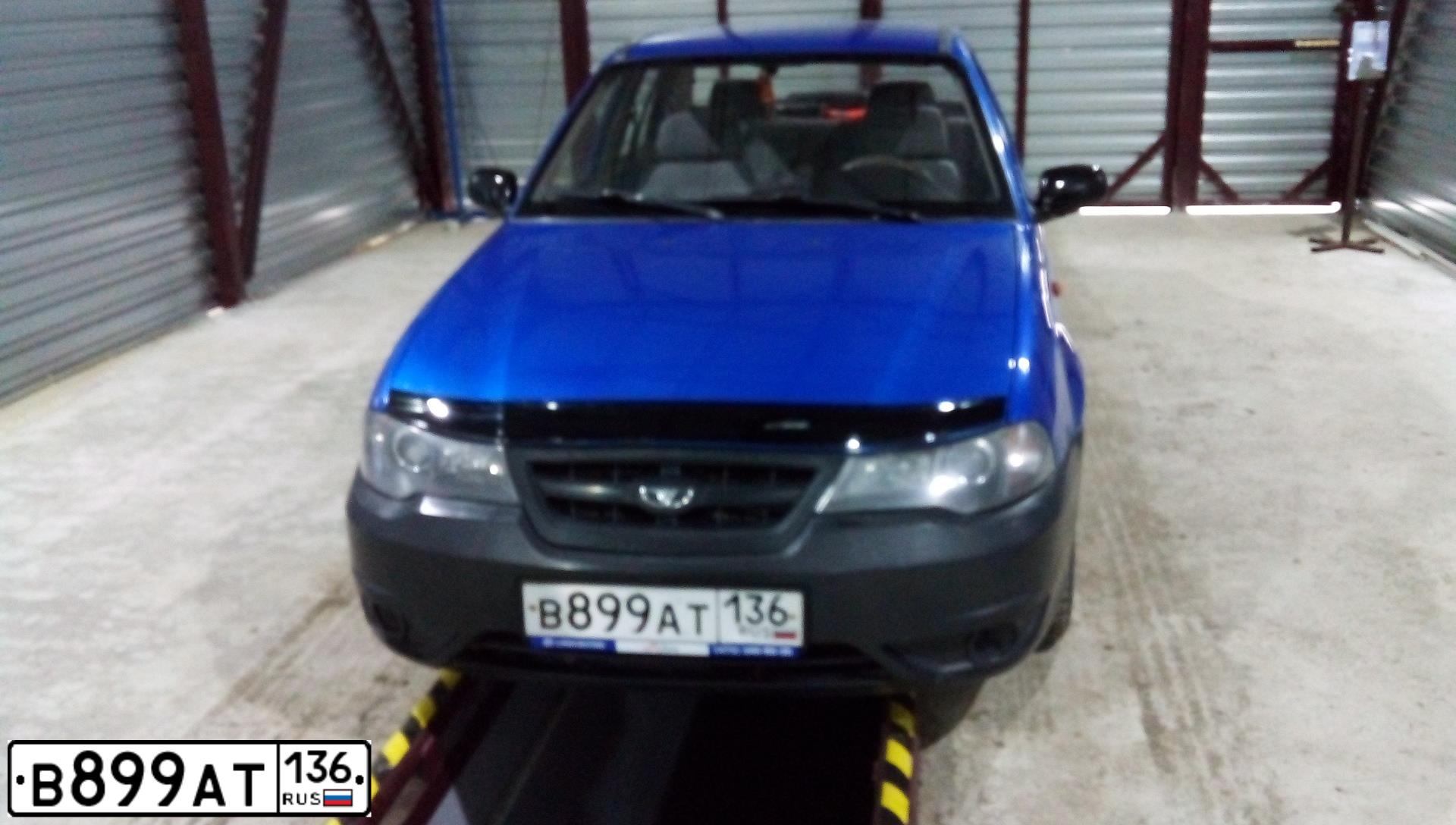 Фото автомобиля DAEWOO NEXIA, 2013 — госномер Е532ВК761. Цвет: СИНЕ-ГЛАЗУРИСТЫЙ